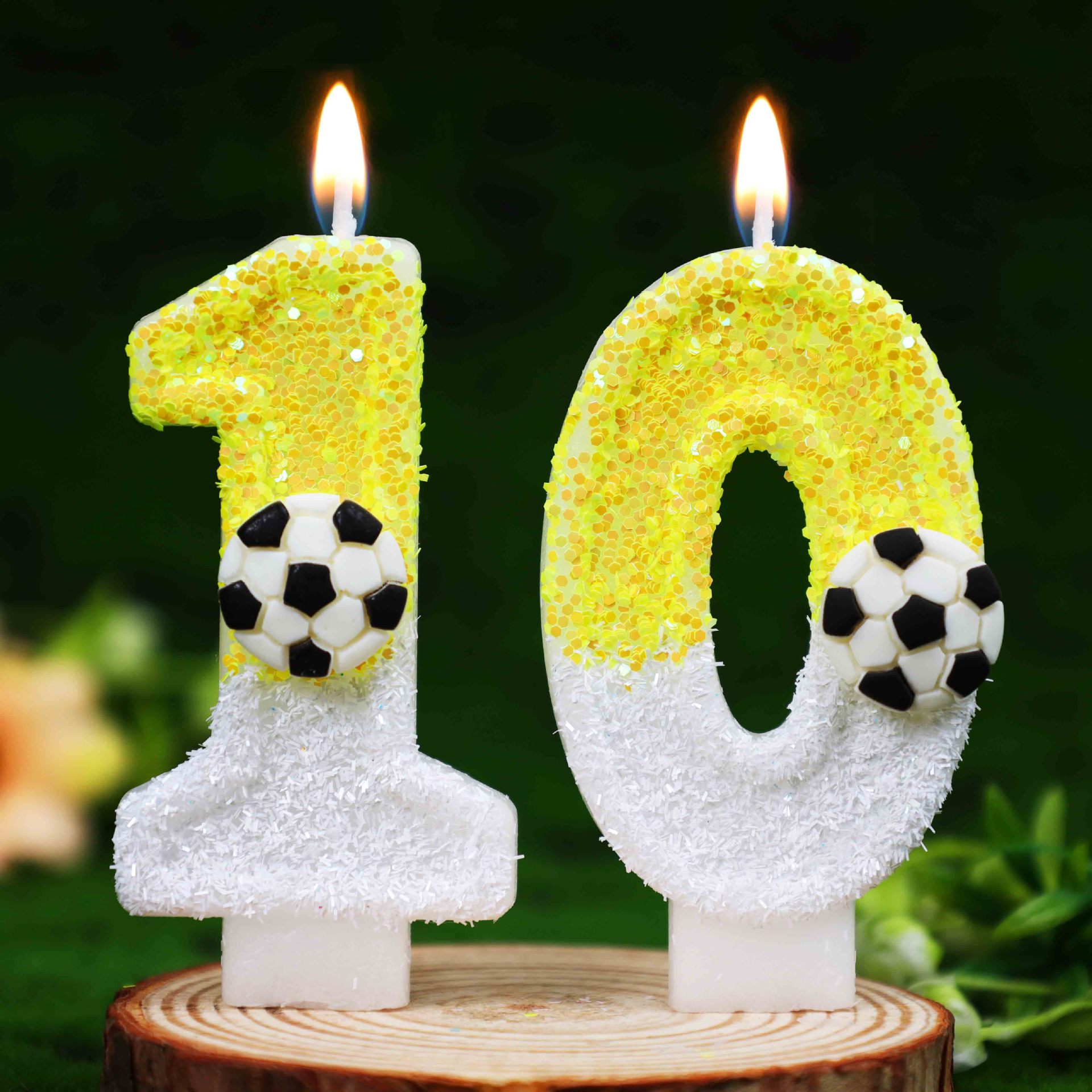 Żółto-białe cekinowe sportowe  – Candle Supply recenzja i cena